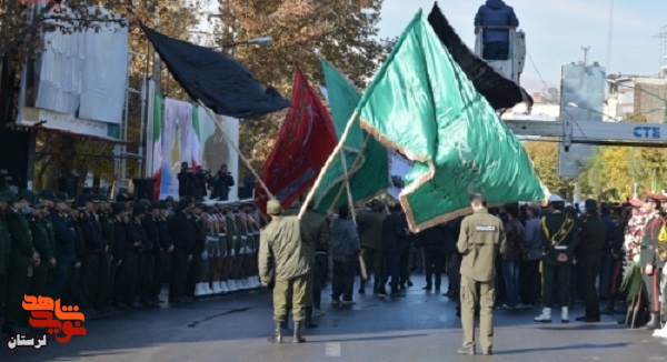 پیکر شهید «میلاد بیرانوند» در بروجرد تشییع شد