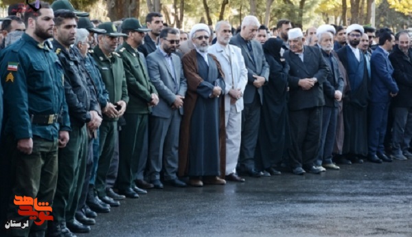 پیکر شهید «میلاد بیرانوند» در بروجرد تشییع شد