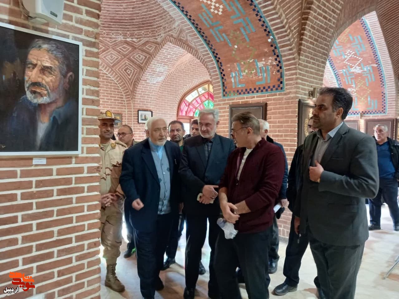 افتتاح نمایشگاه هنرهای دستی ایثارگران و جانبازان در اردبیل