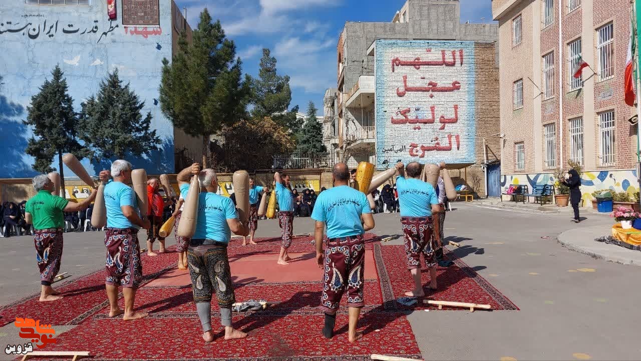 جانبازان ورزش باستانی به اجرای حرکات ورزشی پرداختند