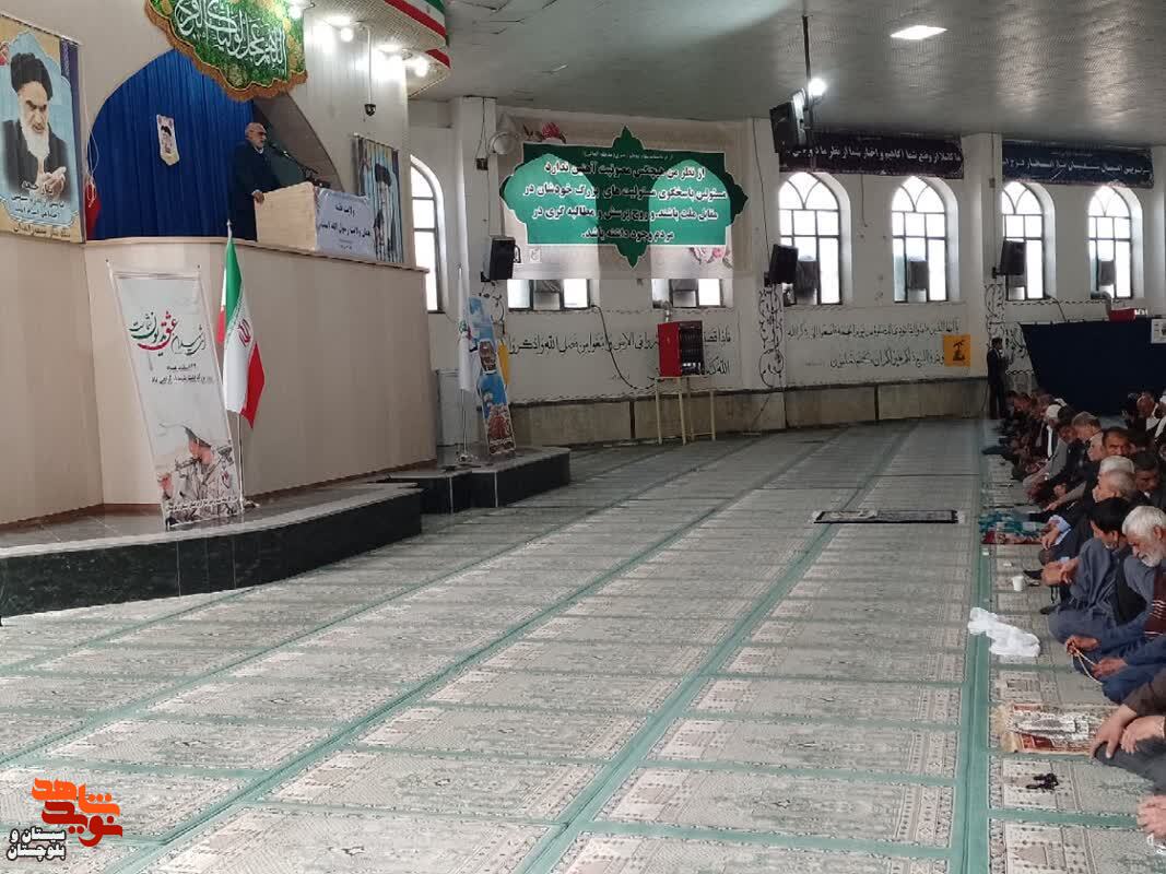 برپایی میز خدمت به مناسبت  22 اسفند ماه سالروز تاسیس بنیاد شهید و گرامیداشت هفته شهدا