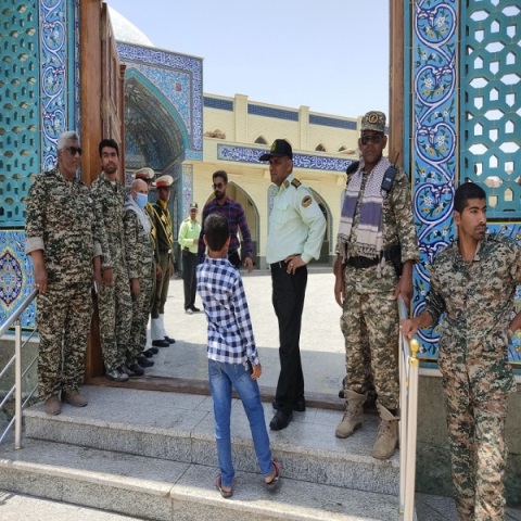 برگزاری مراسم تشییع شهید امنیت «محمدرضا اسدالهی» در شهرستان بندرلنگه