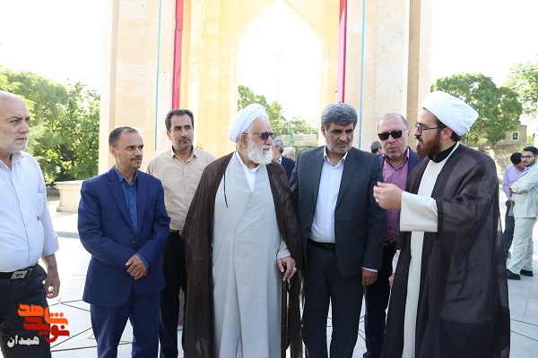 گزارش تصویری| گلزار شهدای همدان عطرافشانی شد
