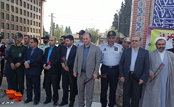 گزارش تصویری/ مراسم غبارروبی گلزار شهدای بهشت فاطمه (س)