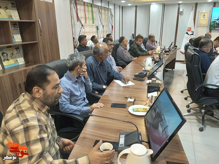 یادبود شهدای مرزبان و سوم خرداد در بنیاد شهید بوشهر
