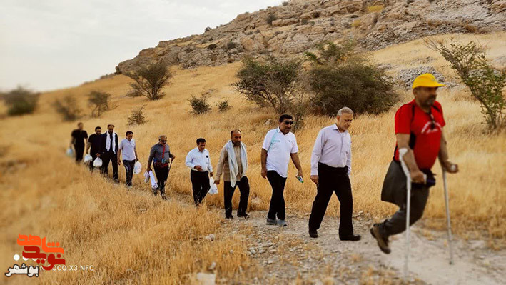 همایش کوهپیمایی جانبازان استان بوشهر برگزار شد