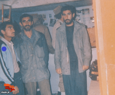 شهید«مرادمرادی» به همراه همرزمانش در یک قاب