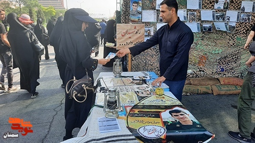 هدف از برپایی این موکب، زنده نگهداشتن یاد و خاطره شهید است