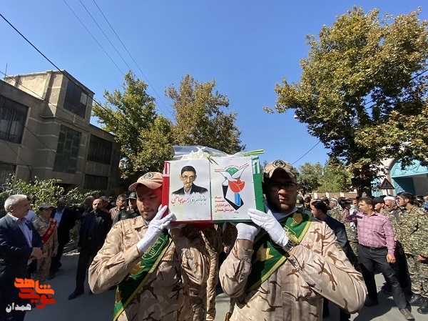 پیکر شهید «مسعود صاحبی» در سرای ابدی آرام گرفت