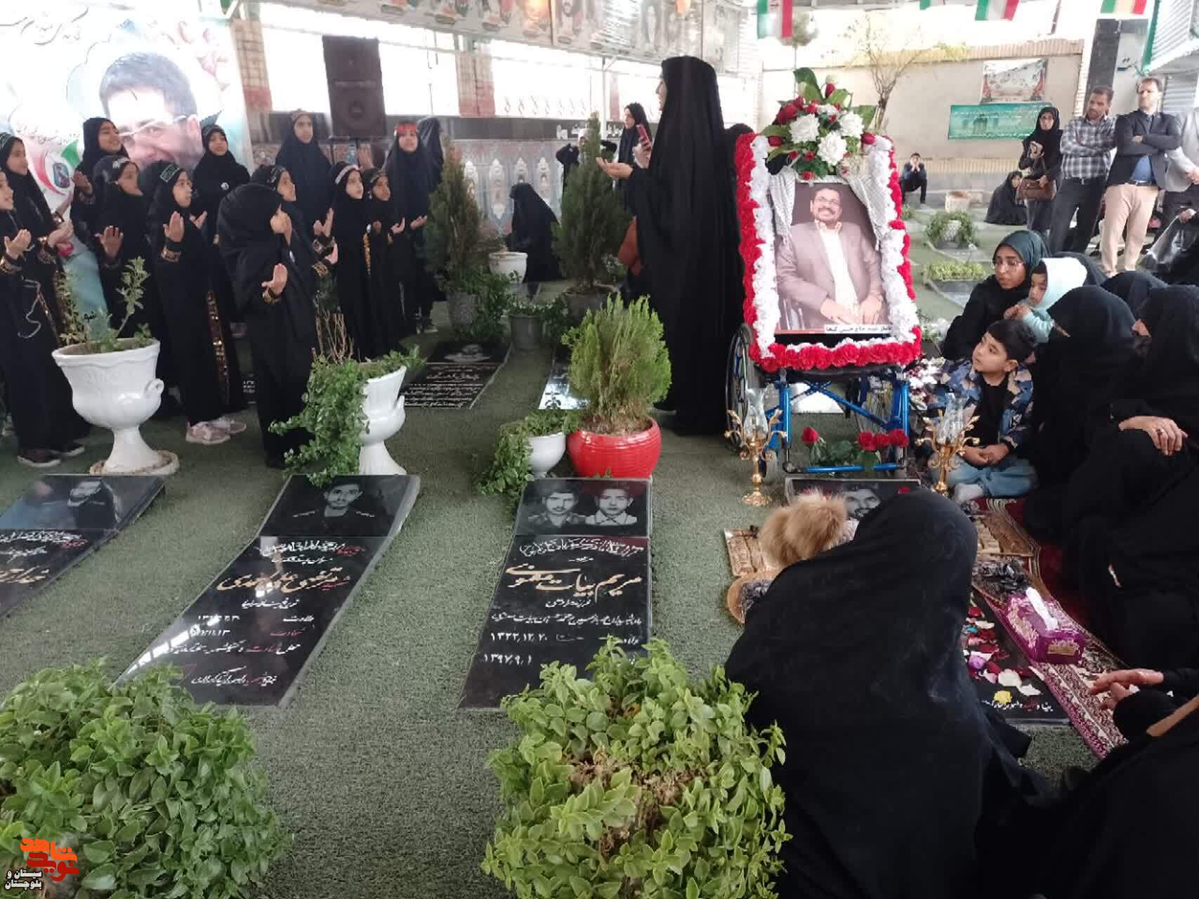 برگزاری مراسم پنجمین سالگرد شهادت جانباز «حسین کیخا» در زاهدان