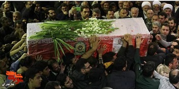 گزارش تصویری/ وداع با پیکر مطهر شهید مدافع امنیت «محسن حسین نیا»