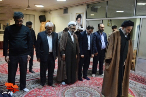 دیدار استاندار لرستان با خانواده شهید قدس