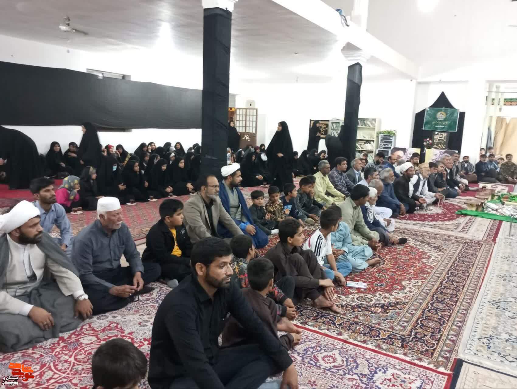مراسم محوری بزرگداشت شهدای خدمت در شهرستان نیمروز