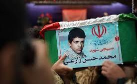 مراسم وداع با شهید تازه تفحص شده بعد از  ۴۲  سال دوری