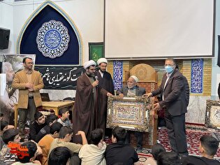 تصاویر/ برگزاری مراسم معنوی اعتکاف و تجلیل از پدران شهدا در خراسان‌شمالی