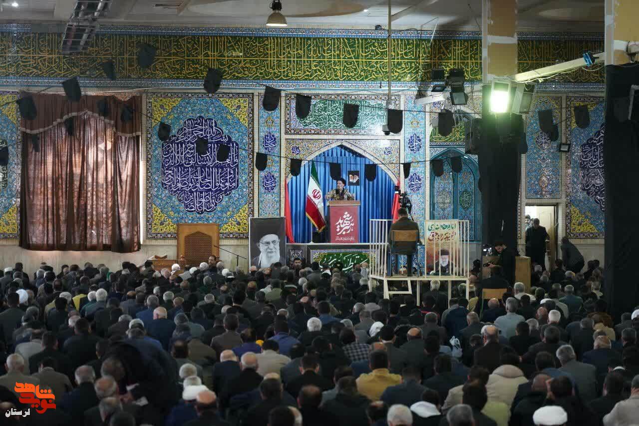 امام جمعه خرم آباد با لباس رزم به میدان آمد