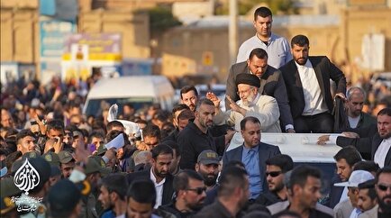 یاد ایام ماندگار، فتوکلیپ حضور شهید خدمت در شیراز