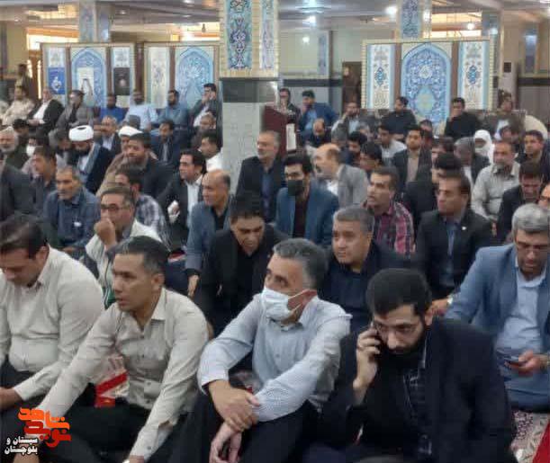 برگزاری مراسم بزرگداشت سالگرد ارتحال امام خمینی(ره) و قیام ۱۵ خرداد در مسجد جامع زاهدان