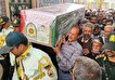 وداع باشکوه مردم سیستان با پیکر شهید «میرشاهی»