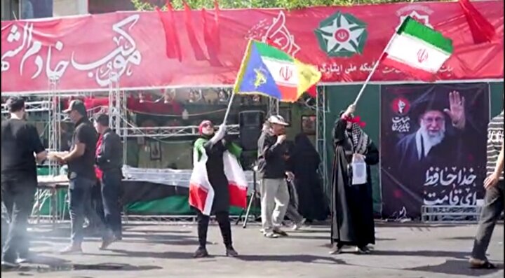 برپایی موکب پذیرایی خادم الشهدا