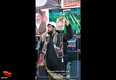 حضور پدر شهید دانش‌آموز «سهیل چملی‌پور» در موکب امام رضا(ع)