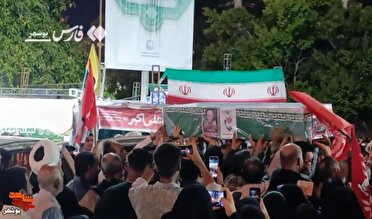 بوشهر در سوگ شهید مدافع وطن
