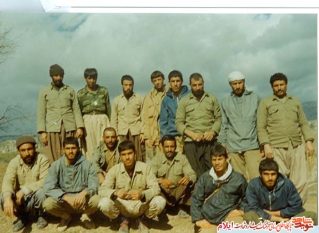 تصاویری از رزمندگان استان ایلام در مناطق جبهه و جنگ استان ایلام