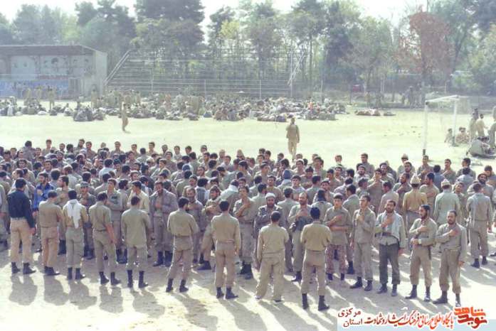 عزاداری ماه محرم رزمندگان استان مرکزی - شهیدان تصویر: شهید محمدرضا زاهدی - شهید محمود طاهری زاده- شهید محمود سلیم آبادی - شهید گلمحمدی