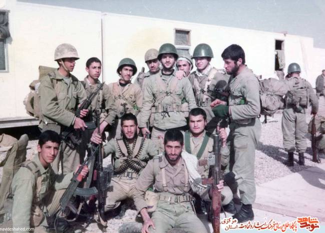 شهیدان تصویر: شهید مجید رحیمی - شهید محمدجعفر انصاری - شهید مجید بخشنده - شهید محمود کهریزی - شهید سید مرتضی سیدی