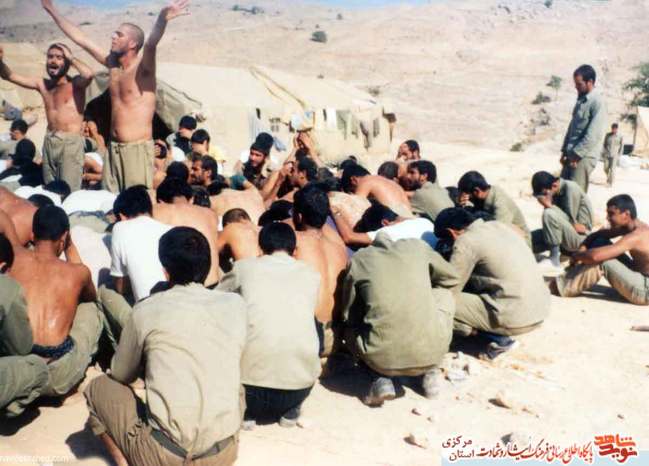 عزاداری 28 صفر پادگان آموزشی سد دز 1365