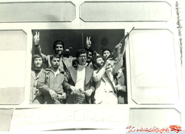 از چپ: سید تقی آزادی - مهدی امیری - شهید سیاوش امیری - حمید آمره - جمشید باقری