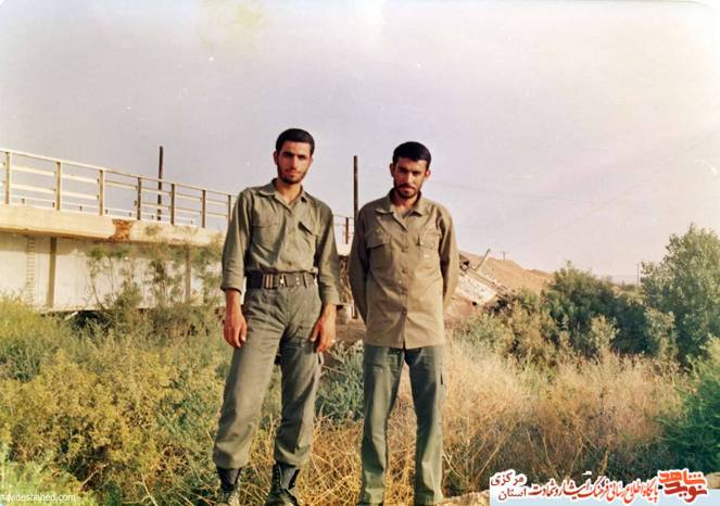 از چپ:جمشید الوندی - جواد مرادی