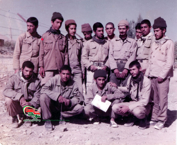 شهید احسان سمیع قهفرخی و همرزمان