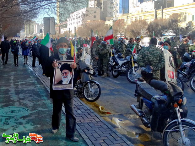 تجدید میثاق مردم مشهد با انقلاب و آرمان‌های انقلاب