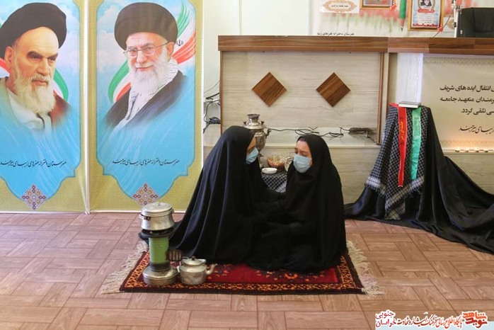 یادواره شهدای لاله های روشن در دبیرستان هنرهای زیبا شهرستان بیرجند با حضور مدیرکل آموزش و پرورش استان به یاد شهید محمد سرحدی و شهیده معصومه محمود سرتنگی