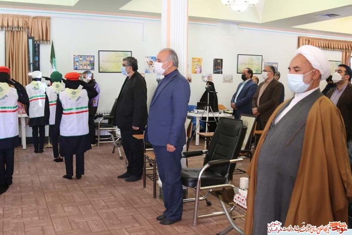 یادواره شهدای لاله های روشن در دبیرستان هنرهای زیبا شهرستان بیرجند با حضور مدیرکل آموزش و پرورش استان به یاد شهید محمد سرحدی و شهیده معصومه محمود سرتنگی