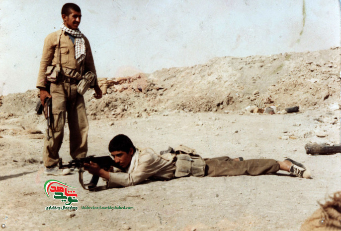 تصاویر فرمانده شهید نورعلی احمدی