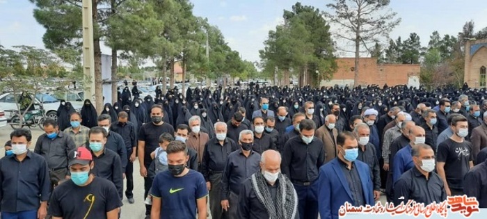 مراسم تشییع پیکر پاک شهید سعید حسنان - پانزدهم مهرماه ۱۴۰۰ گلزار شهدای شهرستان سرخه