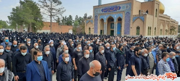 مراسم تشییع پیکر پاک شهید سعید حسنان - پانزدهم مهرماه ۱۴۰۰ گلزار شهدای شهرستان سرخه