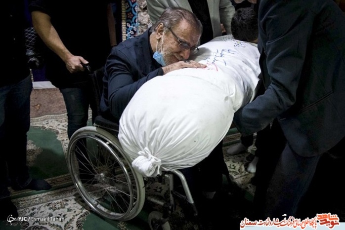 مراسم تشییع پیکر پاک شهید سعید حسنان - پانزدهم مهرماه ۱۴۰۰ گلزار شهدای شهرستان سرخه