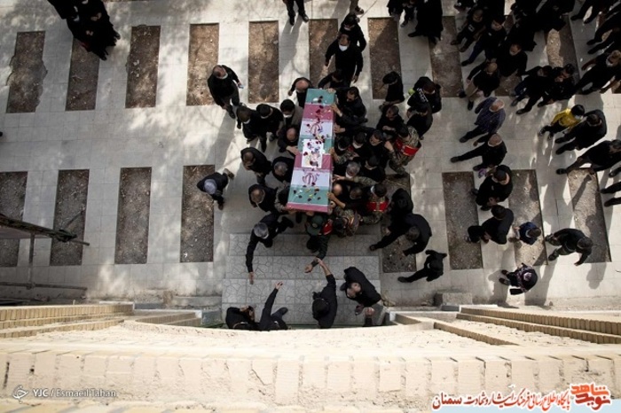 مراسم تشییع پیکر پاک شهید سعید حسنان - پانزدهم مهرماه ۱۴۰۰ گلزار شهدای شهرستان سرخه