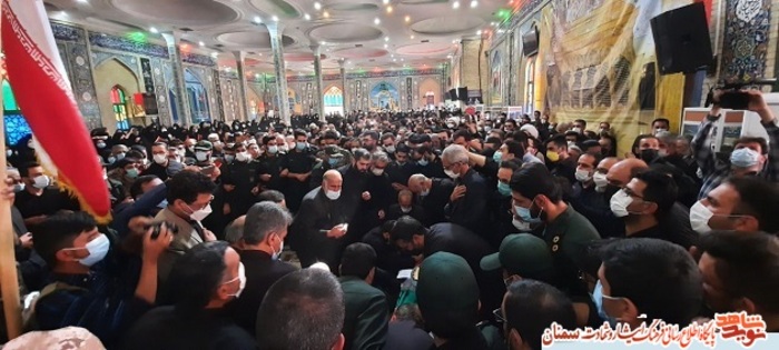 مراسم تشییع پیکر پاک شهید سعید حسنان - پانزدهم مهرماه ۱۴۰۰ گلزار شهدای شهرستان سرخه