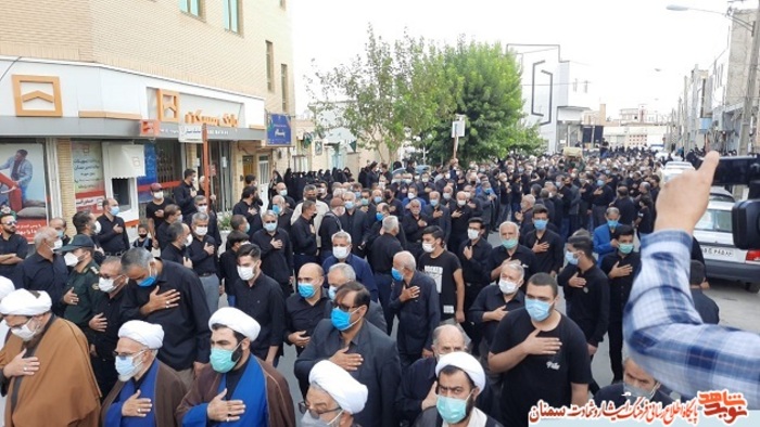 مراسم تشییع پیکر پاک شهید سعید حسنان - پانزدهم مهرماه ۱۴۰۰ گلزار شهدای شهرستان سرخه