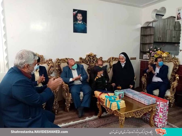 دیدار با خانواده شهید نیروی انتظامی «مجید خدابنده‌لو»