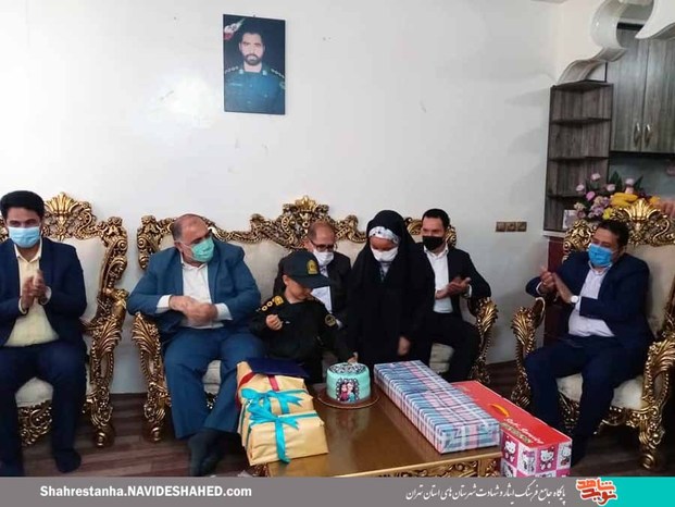 دیدار با خانواده شهید نیروی انتظامی «مجید خدابنده‌لو»