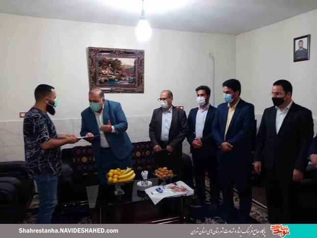دیدار با خانواده شهید نیروی انتظامی «مجید خدابنده‌لو»