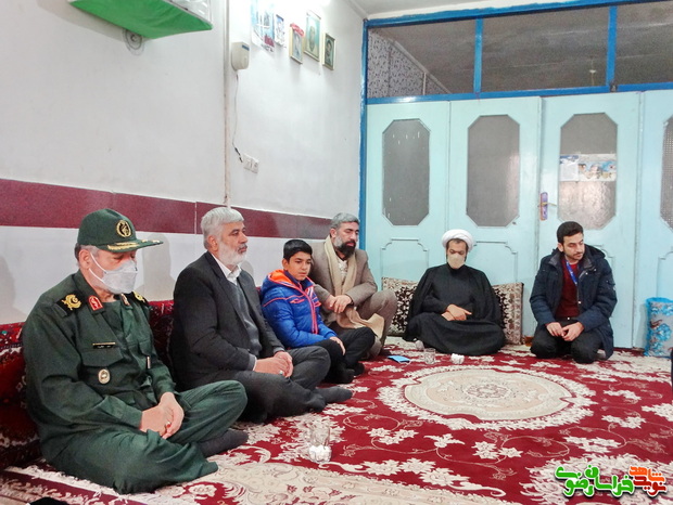 دیدار با خانواده شهید والامقام مدافع حرم لشکر فاطمیون عباسعلی حمیدی