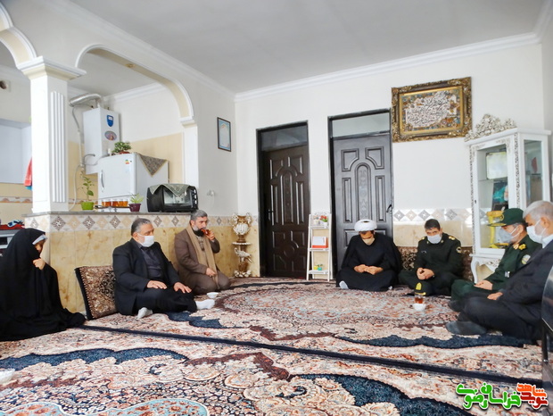 دیدار با خانواده شهید والامقام مدافع حرم لشکر فاطمیون نور محمد محمدی