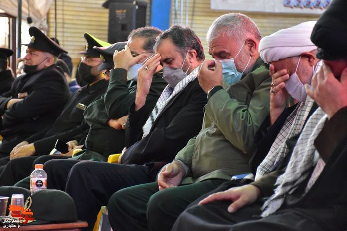 یادواره شهدای بن با حضور خادمان رضوی