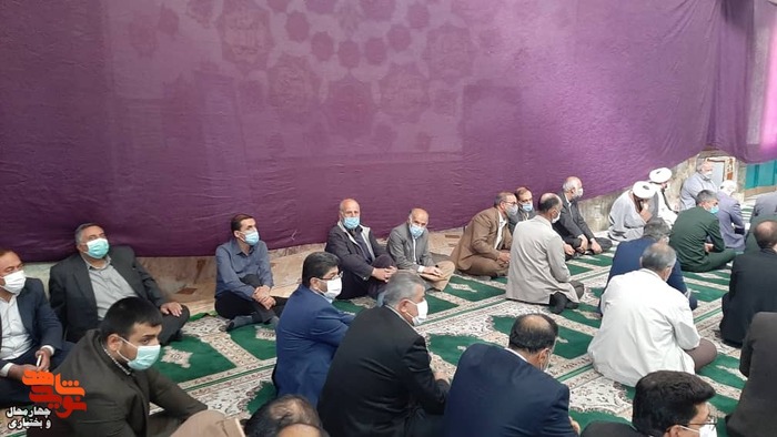 مراسم سومین و هفتمین روز شهادت جانباز شهید «حاج عبدالصمد رجبی»